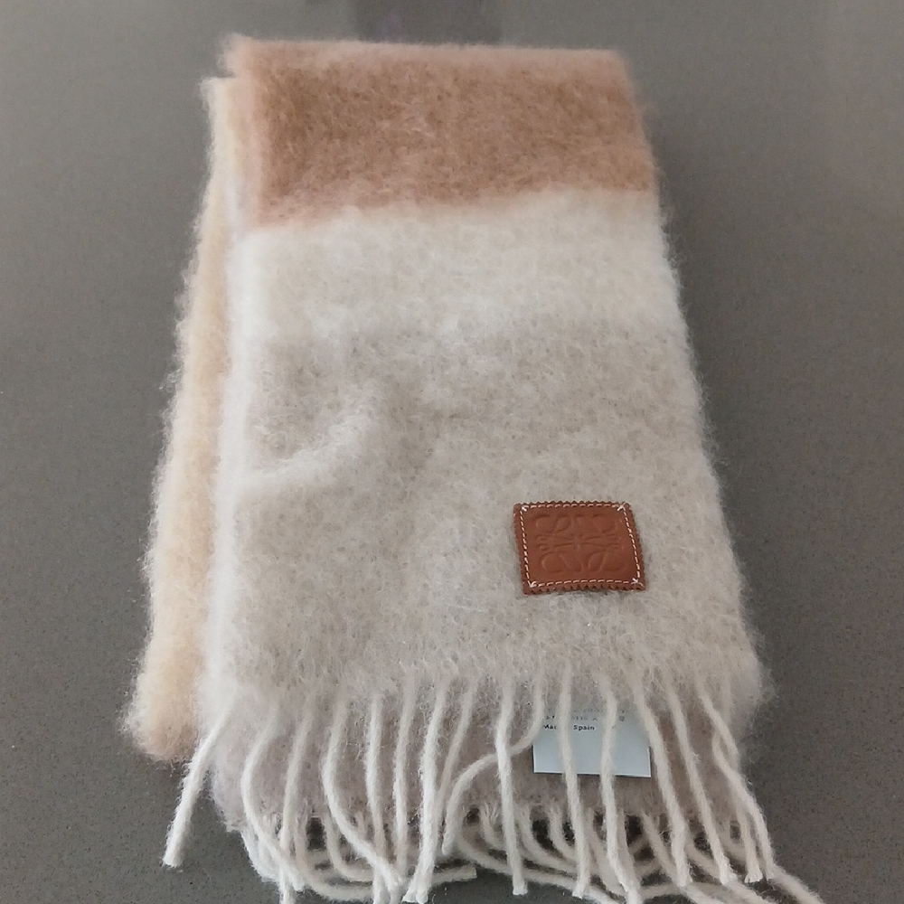 Authentic Loewe Mohair And Wool Scarf